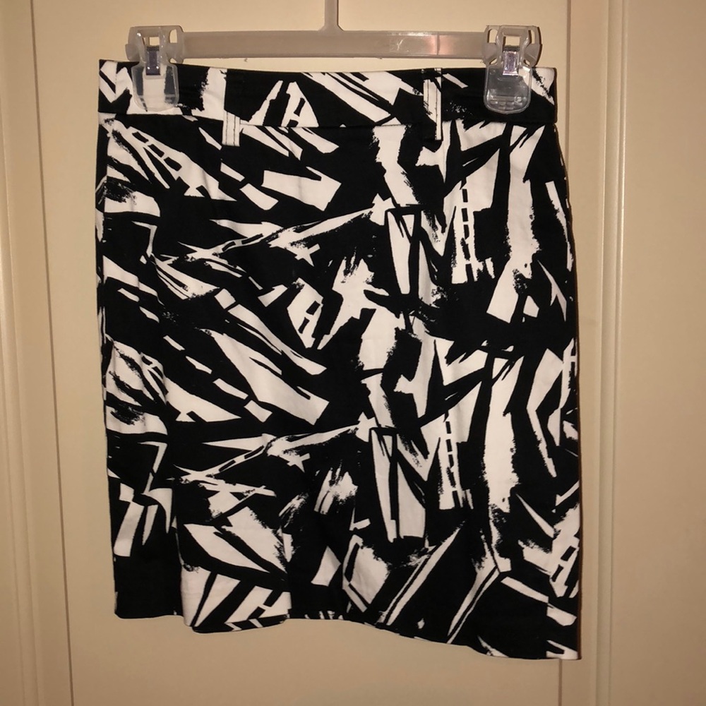 Black and white skirt